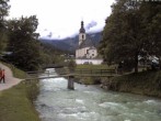 Archiv Foto Webcam Malerwinkel in Ramsau bei Berchtesgaden - Ortskirche St. Sebastian 08:00
