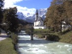 Archived image Webcam Ramsau - Berchtesgaden - St. Sebastian Church 11:00