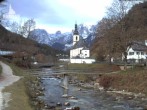 Archiv Foto Webcam Malerwinkel in Ramsau bei Berchtesgaden - Ortskirche St. Sebastian 07:00