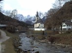 Archiv Foto Webcam Malerwinkel in Ramsau bei Berchtesgaden - Ortskirche St. Sebastian 09:00