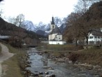 Archiv Foto Webcam Malerwinkel in Ramsau bei Berchtesgaden - Ortskirche St. Sebastian 11:00