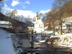 Archived image Webcam Ramsau - Berchtesgaden - St. Sebastian Church 09:00