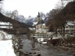 Archiv Foto Webcam Malerwinkel in Ramsau bei Berchtesgaden - Ortskirche St. Sebastian 09:00