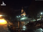 Archiv Foto Webcam Malerwinkel in Ramsau bei Berchtesgaden - Ortskirche St. Sebastian 23:00