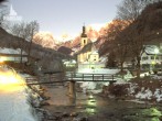 Archiv Foto Webcam Malerwinkel in Ramsau bei Berchtesgaden - Ortskirche St. Sebastian 06:00