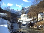 Archived image Webcam Ramsau - Berchtesgaden - St. Sebastian Church 11:00