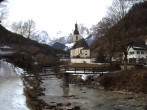 Archiv Foto Webcam Malerwinkel in Ramsau bei Berchtesgaden - Ortskirche St. Sebastian 09:00