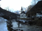 Archiv Foto Webcam Malerwinkel in Ramsau bei Berchtesgaden - Ortskirche St. Sebastian 13:00