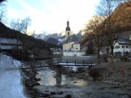 Archiv Foto Webcam Malerwinkel in Ramsau bei Berchtesgaden - Ortskirche St. Sebastian 07:00