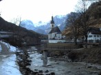 Archiv Foto Webcam Malerwinkel in Ramsau bei Berchtesgaden - Ortskirche St. Sebastian 13:00