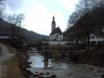 Archiv Foto Webcam Malerwinkel in Ramsau bei Berchtesgaden - Ortskirche St. Sebastian 05:00