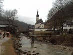 Archiv Foto Webcam Malerwinkel in Ramsau bei Berchtesgaden - Ortskirche St. Sebastian 07:00