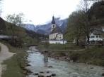Archiv Foto Webcam Malerwinkel in Ramsau bei Berchtesgaden - Ortskirche St. Sebastian 11:00