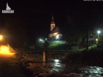 Archiv Foto Webcam Malerwinkel in Ramsau bei Berchtesgaden - Ortskirche St. Sebastian 23:00