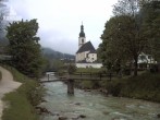 Archiv Foto Webcam Malerwinkel in Ramsau bei Berchtesgaden - Ortskirche St. Sebastian 06:00
