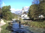 Archiv Foto Webcam Malerwinkel in Ramsau bei Berchtesgaden - Ortskirche St. Sebastian 06:00