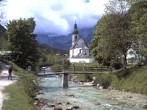 Archiv Foto Webcam Malerwinkel in Ramsau bei Berchtesgaden - Ortskirche St. Sebastian 11:00