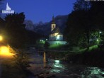 Archiv Foto Webcam Malerwinkel in Ramsau bei Berchtesgaden - Ortskirche St. Sebastian 03:00