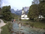 Archiv Foto Webcam Malerwinkel in Ramsau bei Berchtesgaden - Ortskirche St. Sebastian 07:00