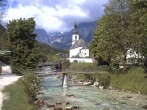 Archiv Foto Webcam Malerwinkel in Ramsau bei Berchtesgaden - Ortskirche St. Sebastian 09:00