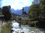 Archiv Foto Webcam Malerwinkel in Ramsau bei Berchtesgaden - Ortskirche St. Sebastian 15:00