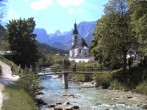 Archived image Webcam Ramsau - Berchtesgaden - St. Sebastian Church 13:00