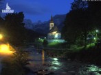 Archiv Foto Webcam Malerwinkel in Ramsau bei Berchtesgaden - Ortskirche St. Sebastian 03:00