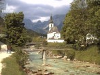 Archiv Foto Webcam Malerwinkel in Ramsau bei Berchtesgaden - Ortskirche St. Sebastian 09:00