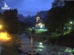 Archived image Webcam Ramsau - Berchtesgaden - St. Sebastian Church 03:00