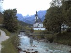 Archived image Webcam Ramsau - Berchtesgaden - St. Sebastian Church 19:00