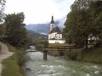 Archiv Foto Webcam Malerwinkel in Ramsau bei Berchtesgaden - Ortskirche St. Sebastian 06:00