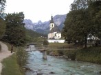 Archiv Foto Webcam Malerwinkel in Ramsau bei Berchtesgaden - Ortskirche St. Sebastian 05:00