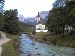 Archiv Foto Webcam Malerwinkel in Ramsau bei Berchtesgaden - Ortskirche St. Sebastian 06:00