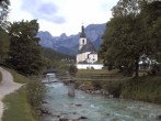 Archiv Foto Webcam Malerwinkel in Ramsau bei Berchtesgaden - Ortskirche St. Sebastian 17:00