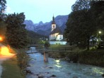 Archiv Foto Webcam Malerwinkel in Ramsau bei Berchtesgaden - Ortskirche St. Sebastian 03:00