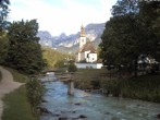 Archiv Foto Webcam Malerwinkel in Ramsau bei Berchtesgaden - Ortskirche St. Sebastian 05:00