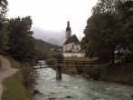 Archiv Foto Webcam Malerwinkel in Ramsau bei Berchtesgaden - Ortskirche St. Sebastian 19:00
