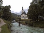 Archiv Foto Webcam Malerwinkel in Ramsau bei Berchtesgaden - Ortskirche St. Sebastian 05:00