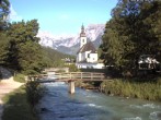 Archiv Foto Webcam Malerwinkel in Ramsau bei Berchtesgaden - Ortskirche St. Sebastian 06:00