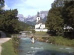 Archiv Foto Webcam Malerwinkel in Ramsau bei Berchtesgaden - Ortskirche St. Sebastian 07:00