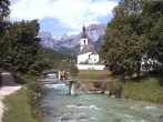 Archiv Foto Webcam Malerwinkel in Ramsau bei Berchtesgaden - Ortskirche St. Sebastian 09:00