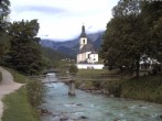 Archiv Foto Webcam Malerwinkel in Ramsau bei Berchtesgaden - Ortskirche St. Sebastian 05:00