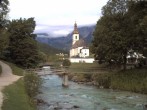 Archiv Foto Webcam Malerwinkel in Ramsau bei Berchtesgaden - Ortskirche St. Sebastian 06:00