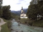 Archiv Foto Webcam Malerwinkel in Ramsau bei Berchtesgaden - Ortskirche St. Sebastian 07:00