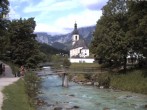 Archiv Foto Webcam Malerwinkel in Ramsau bei Berchtesgaden - Ortskirche St. Sebastian 09:00