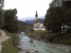 Archiv Foto Webcam Malerwinkel in Ramsau bei Berchtesgaden - Ortskirche St. Sebastian 17:00