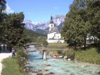 Archiv Foto Webcam Malerwinkel in Ramsau bei Berchtesgaden - Ortskirche St. Sebastian 09:00