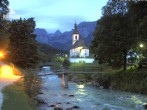 Archived image Webcam Ramsau - Berchtesgaden - St. Sebastian Church 03:00