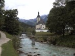 Archiv Foto Webcam Malerwinkel in Ramsau bei Berchtesgaden - Ortskirche St. Sebastian 09:00