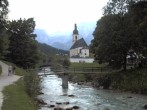 Archiv Foto Webcam Malerwinkel in Ramsau bei Berchtesgaden - Ortskirche St. Sebastian 15:00